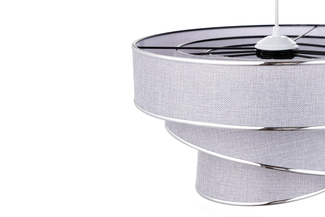 Függőlámpa, Couper - Grey, Silver-VASBÚTOR