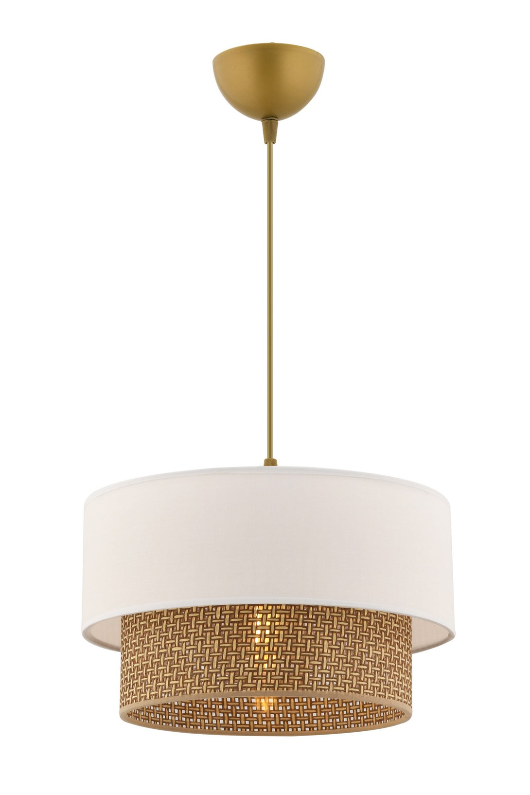 Függőlámpa, Echo - Beige, Fehér-VASBÚTOR