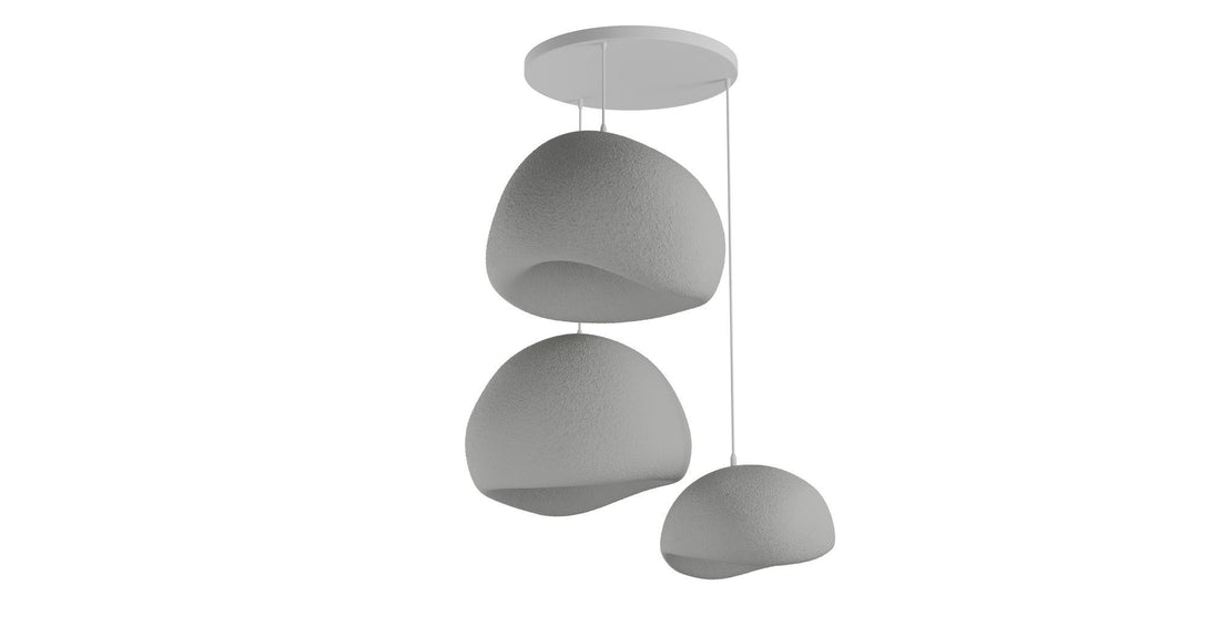 Függőlámpa - Wabi Sabi Ashveils - Betonszürke-VASBÚTOR