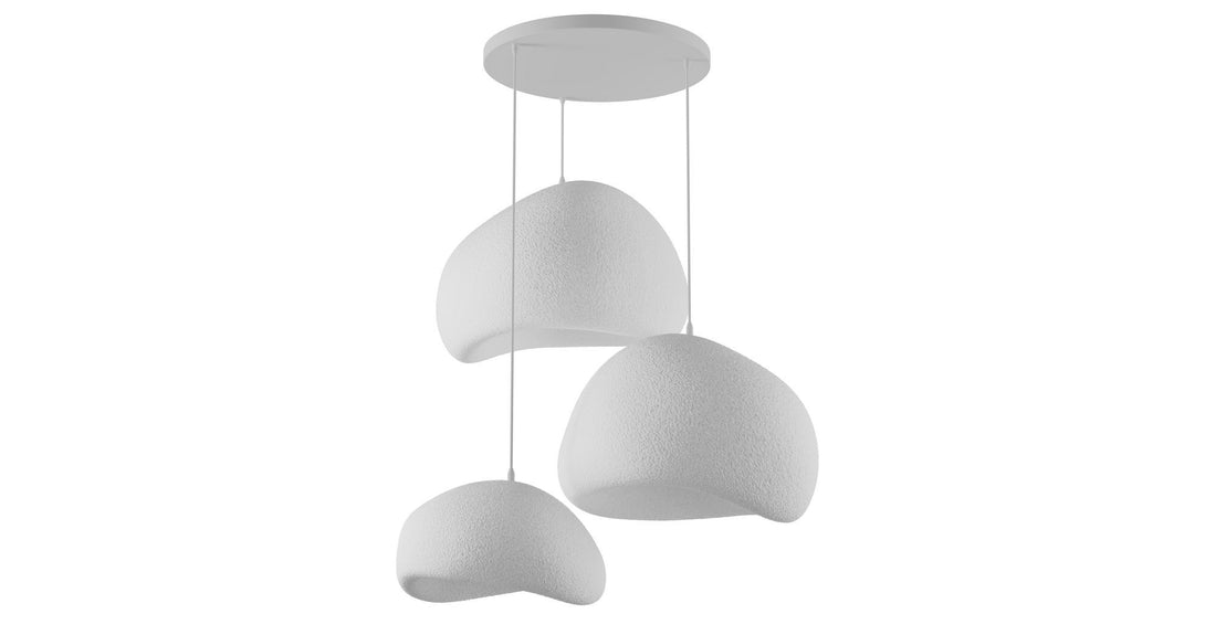 Függőlámpa - Wabi Sabi Ashveils - Fehér-VASBÚTOR