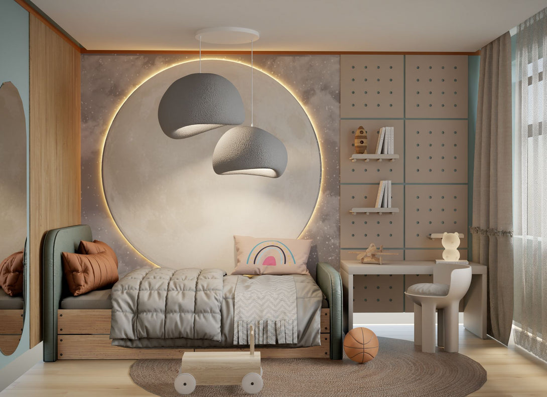 Függőlámpa - Wabi Sabi Chalkforms - Betonszürke-VASBÚTOR
