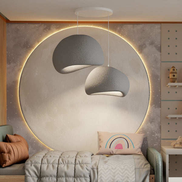 Függőlámpa - Wabi Sabi Chalkforms - Betonszürke-VASBÚTOR
