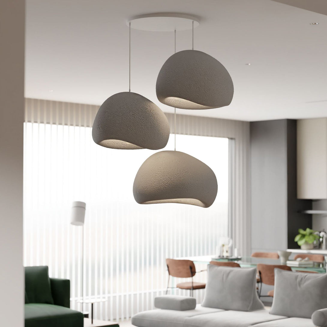 Függőlámpa - Wabi Sabi Claylights - Betonszürke-VASBÚTOR