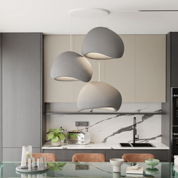 Függőlámpa - Wabi Sabi Claylights - Betonszürke-VASBÚTOR