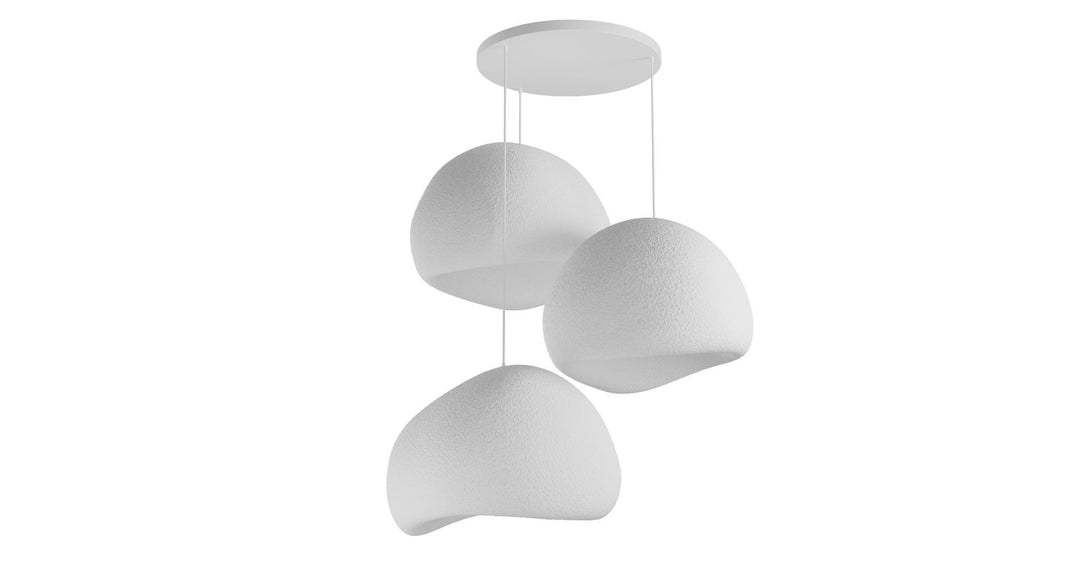 Függőlámpa - Wabi Sabi Claylights - Fehér-VASBÚTOR