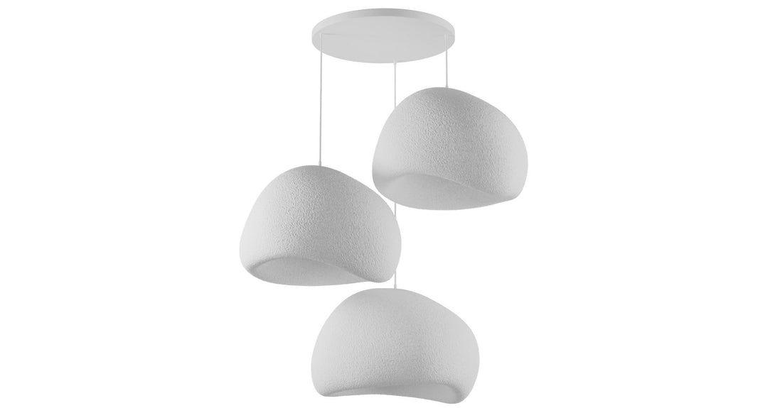 Függőlámpa - Wabi Sabi Claylights - Fehér-VASBÚTOR