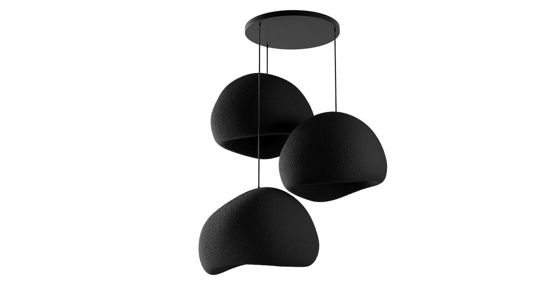 Függőlámpa - Wabi Sabi Claylights - Fekete-VASBÚTOR