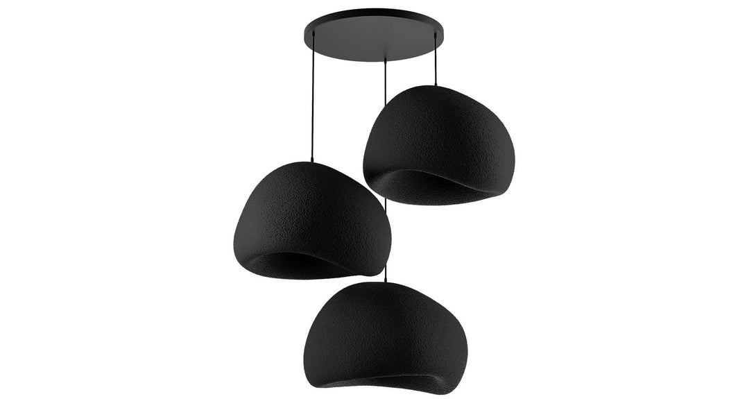 Függőlámpa - Wabi Sabi Claylights - Fekete-VASBÚTOR
