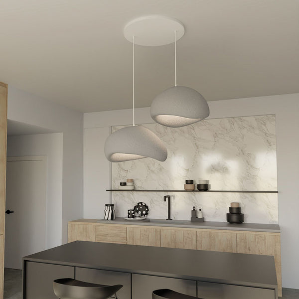Függőlámpa - Wabi Sabi Grainbeams - Betonszürke-VASBÚTOR