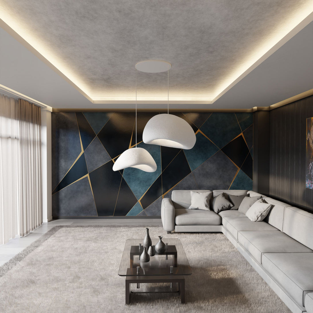 Függőlámpa - Wabi Sabi Plasterglows - Fehér-VASBÚTOR