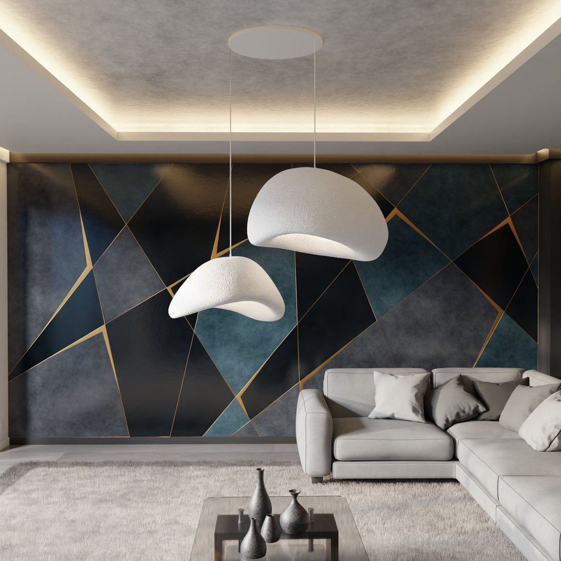 Függőlámpa - Wabi Sabi Plasterglows - Fehér-VASBÚTOR