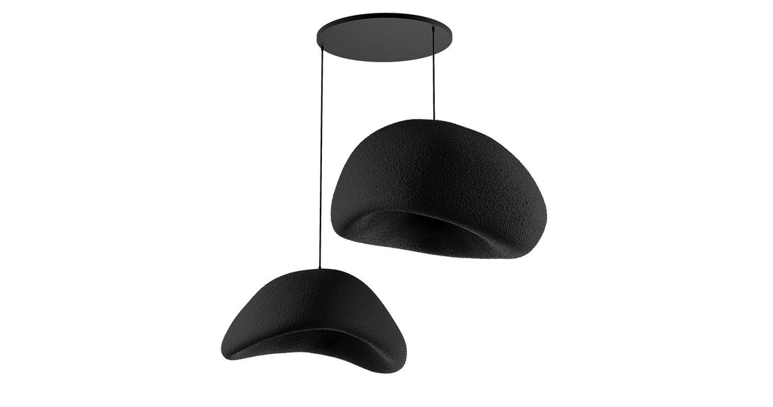 Függőlámpa - Wabi Sabi Plasterglows - Fekete-VASBÚTOR