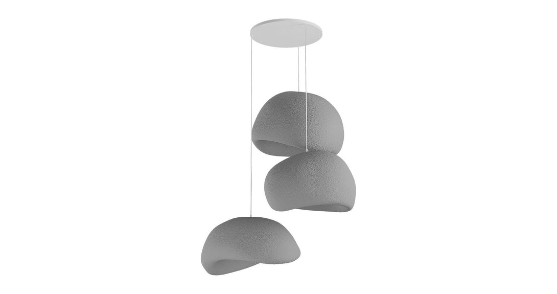 Függőlámpa - Wabi Sabi Shibumi Orbs - Betonszürke-VASBÚTOR