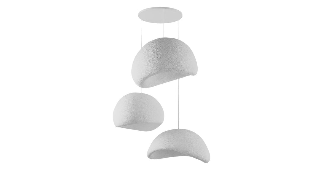 Függőlámpa - Wabi Sabi Shibumi Orbs - Fehér-VASBÚTOR