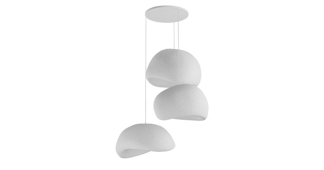 Függőlámpa - Wabi Sabi Shibumi Orbs - Fehér-VASBÚTOR