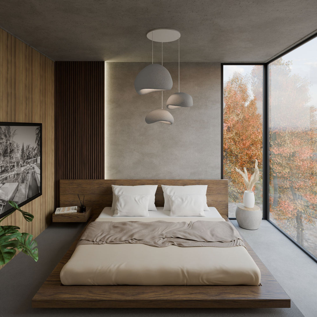 Függőlámpa - Wabi Sabi Stillforms - Betonszürke-VASBÚTOR
