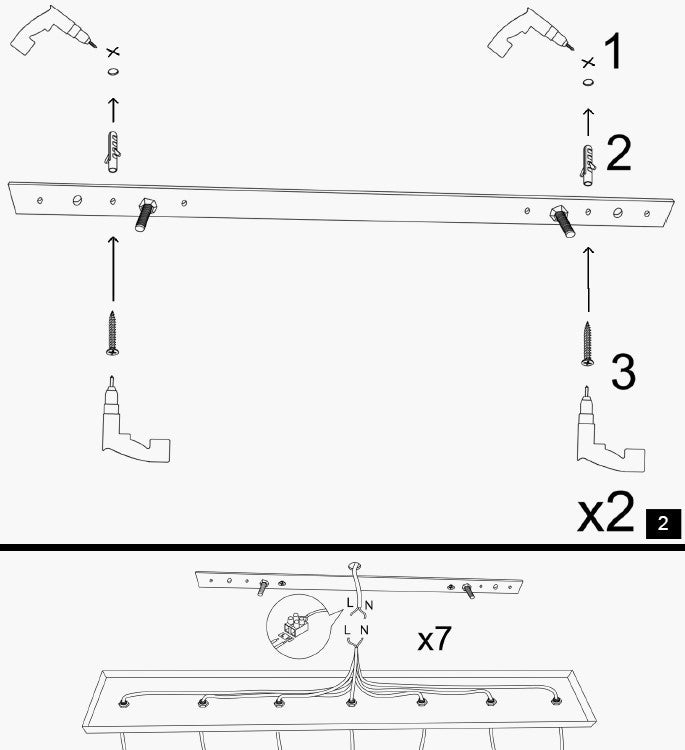 Függőlámpa, Yıldo - 6877-VASBÚTOR