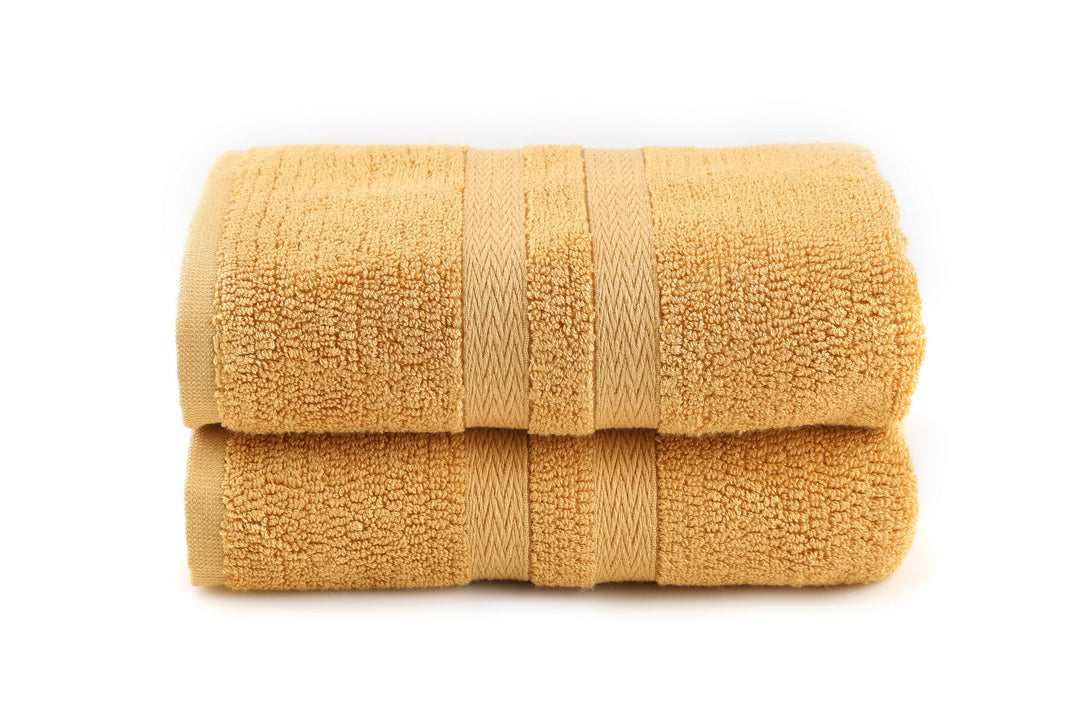 Fürdőlepedő Szett (2 db) Ayliz - Mustard-VASBÚTOR