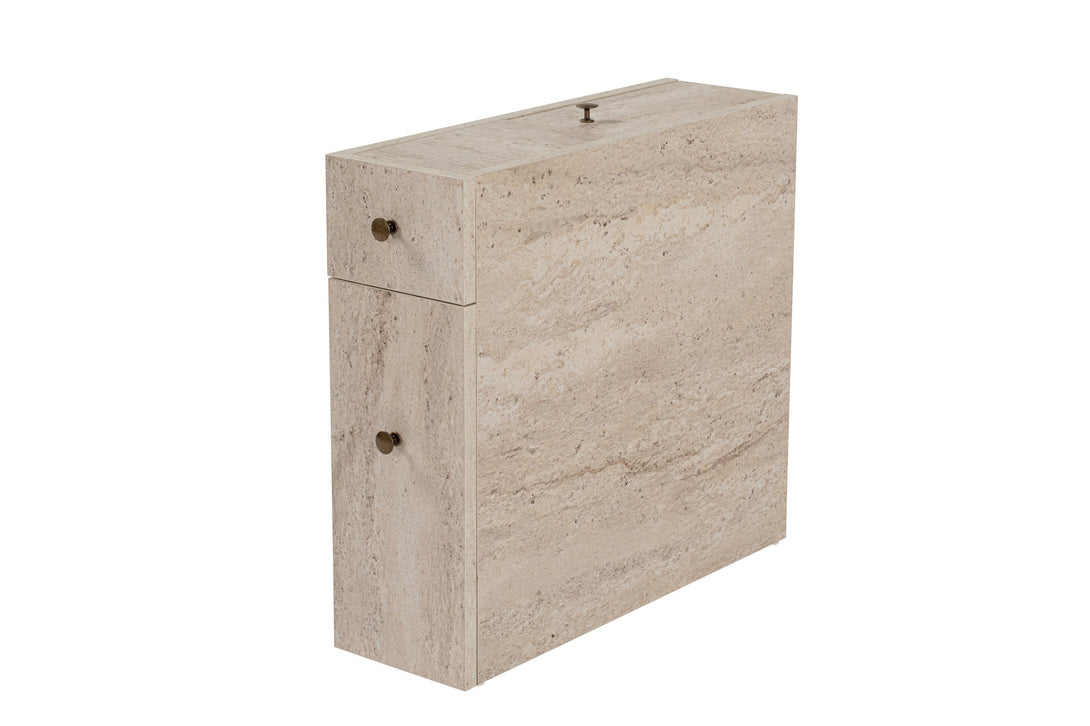 Fürdőszoba szekrény Calencia - Travertine-VASBÚTOR