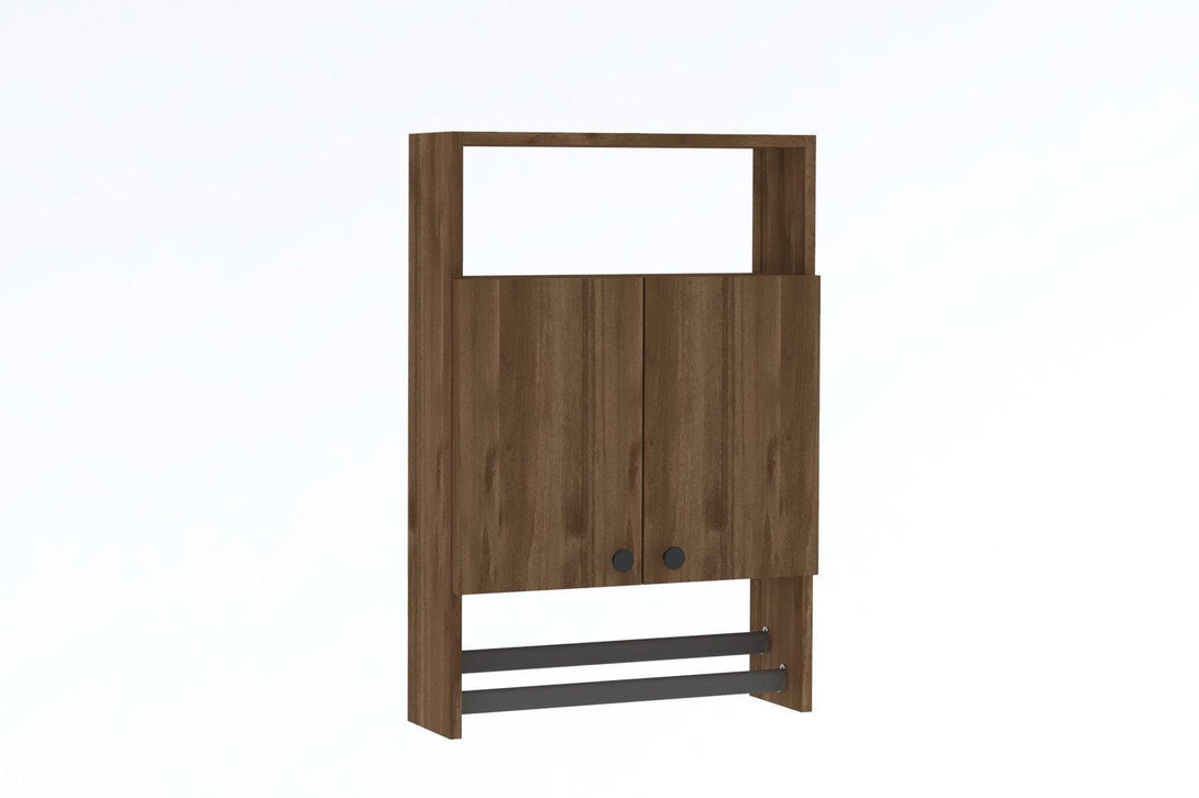 Fürdőszoba szekrény Ela - Walnut-VASBÚTOR