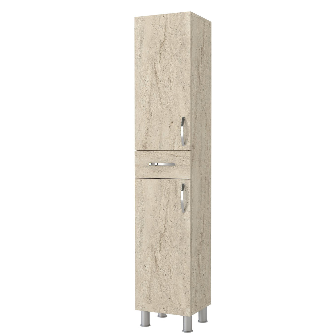 Fürdőszoba szekrény Selin 2 Doors 1 Drawer-VASBÚTOR