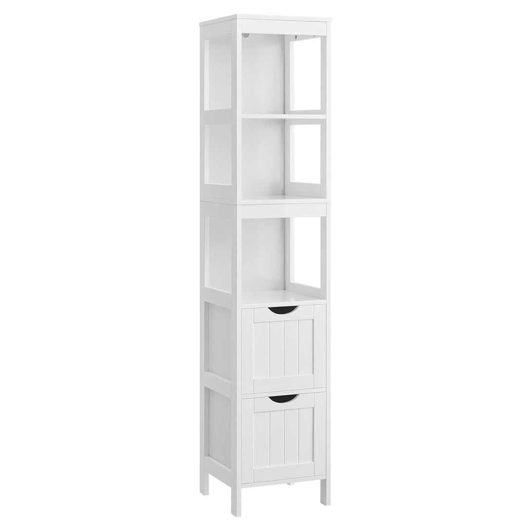 Fürdőszobai magas szekrény 30 x 30 x 141,5 cm fehér-outlet-VASBÚTOR