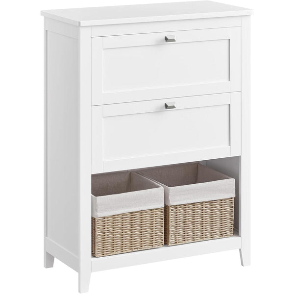 Fürdőszobai szekrény 2 fiókkal 30 × 60 × 80 cm, fehér-VASBÚTOR