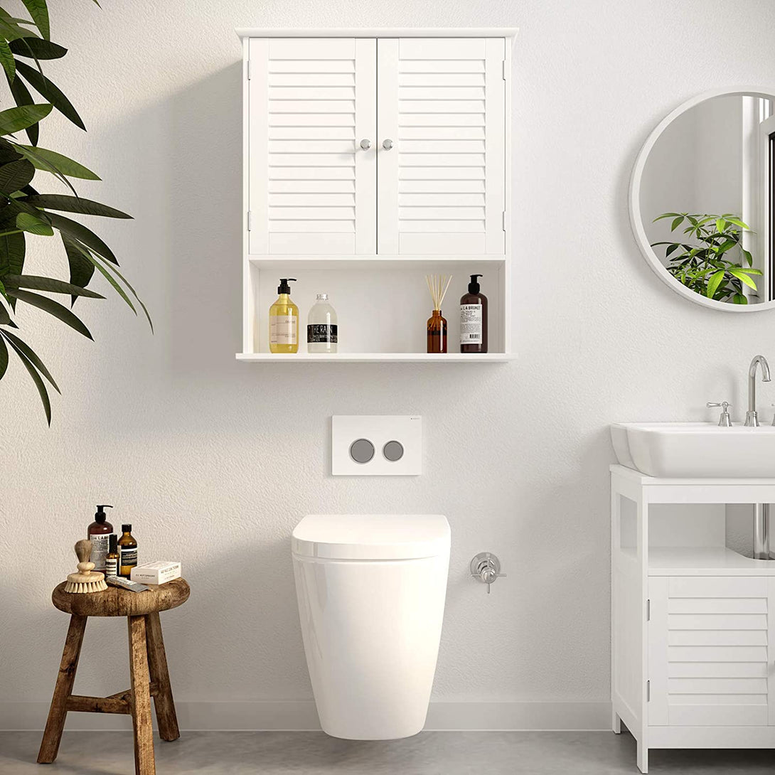 Fürdőszobai szekrény, fali szekrény 60 x 20 x 70 cm, fehér-VASBÚTOR