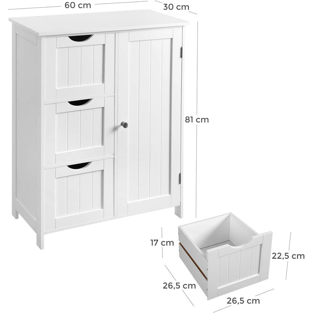 Fürdőszobai tárolószekrény, padlószekrény 60 x 30 x 81 cm-VASBÚTOR