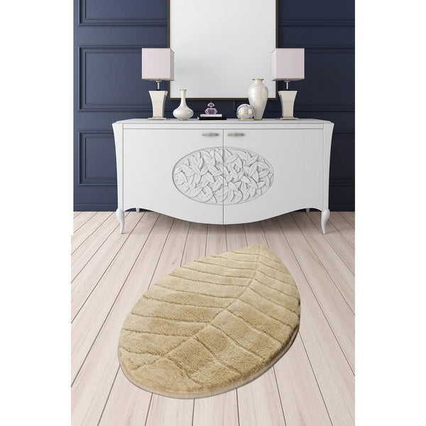 Fürdőszobaszőnyeg Jungle Leaf - Stone (60 x 100)-VASBÚTOR