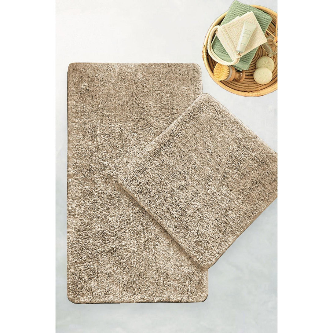 Fürdőszobaszőnyeg Szett (2 db) Cotton Basic - Stone-VASBÚTOR