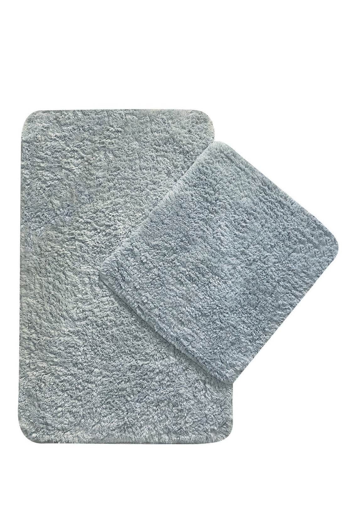 Fürdőszobaszőnyeg Szett (2 db) Cotton Basic - Szürke-VASBÚTOR
