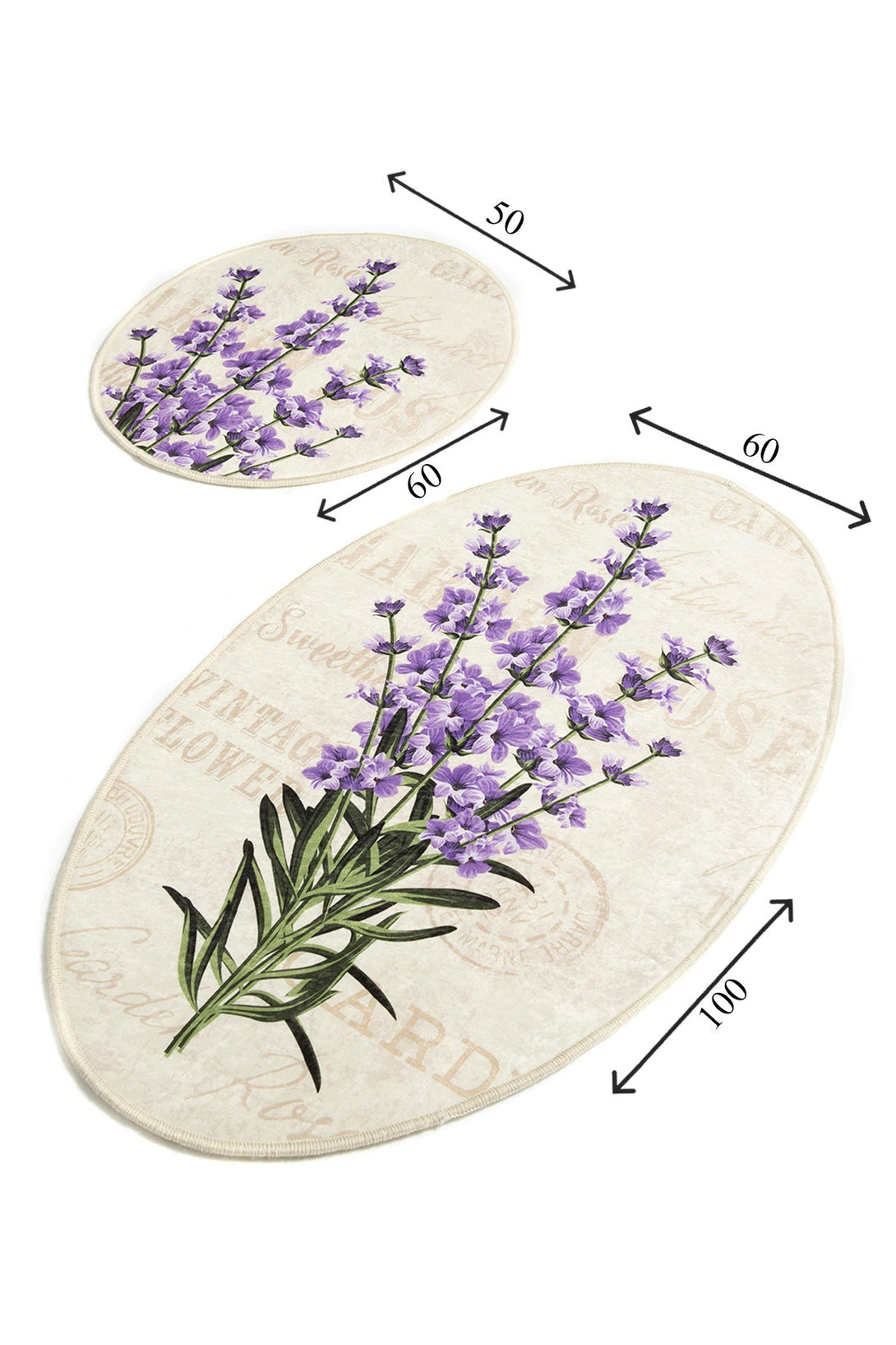 Fürdőszobaszőnyeg Szett (2 db) Lavender Djt-VASBÚTOR