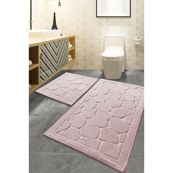 Fürdőszobaszőnyeg Szett (2 db) Lino - Powder-VASBÚTOR
