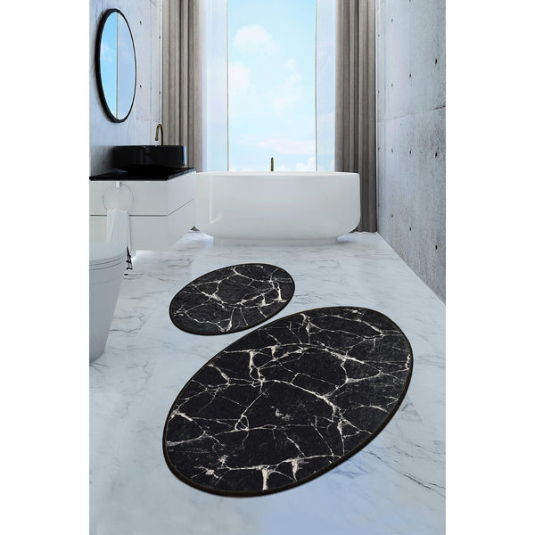 Fürdőszobaszőnyeg Szett (2 db) Marble Djt-VASBÚTOR