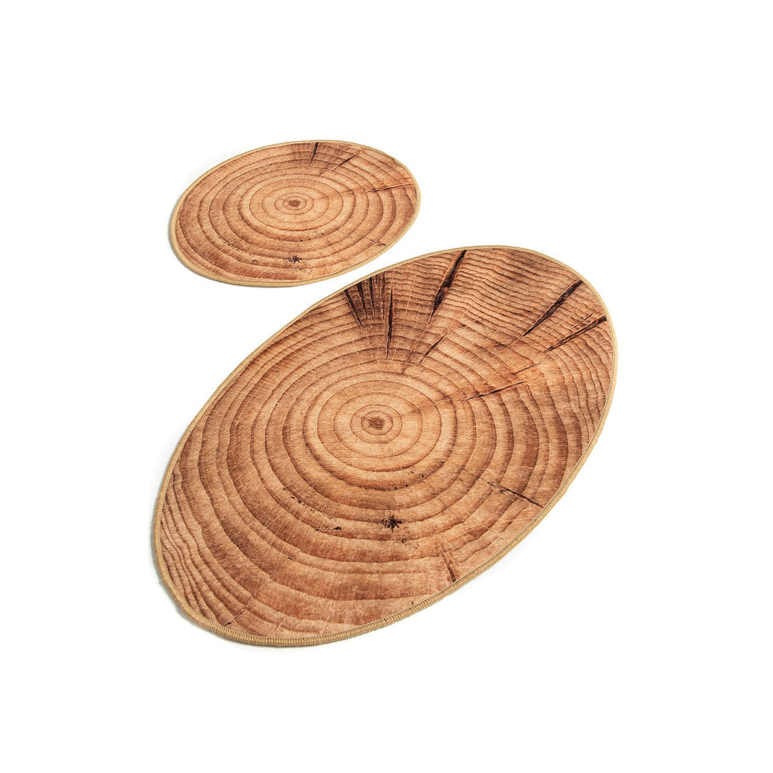 Fürdőszobaszőnyeg Szett (2 db) Wood Djt-VASBÚTOR