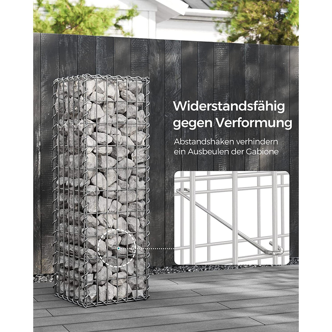 Gabion kosár, fém gabion ketrec 100 x 30 x 30 cm-VASBÚTOR