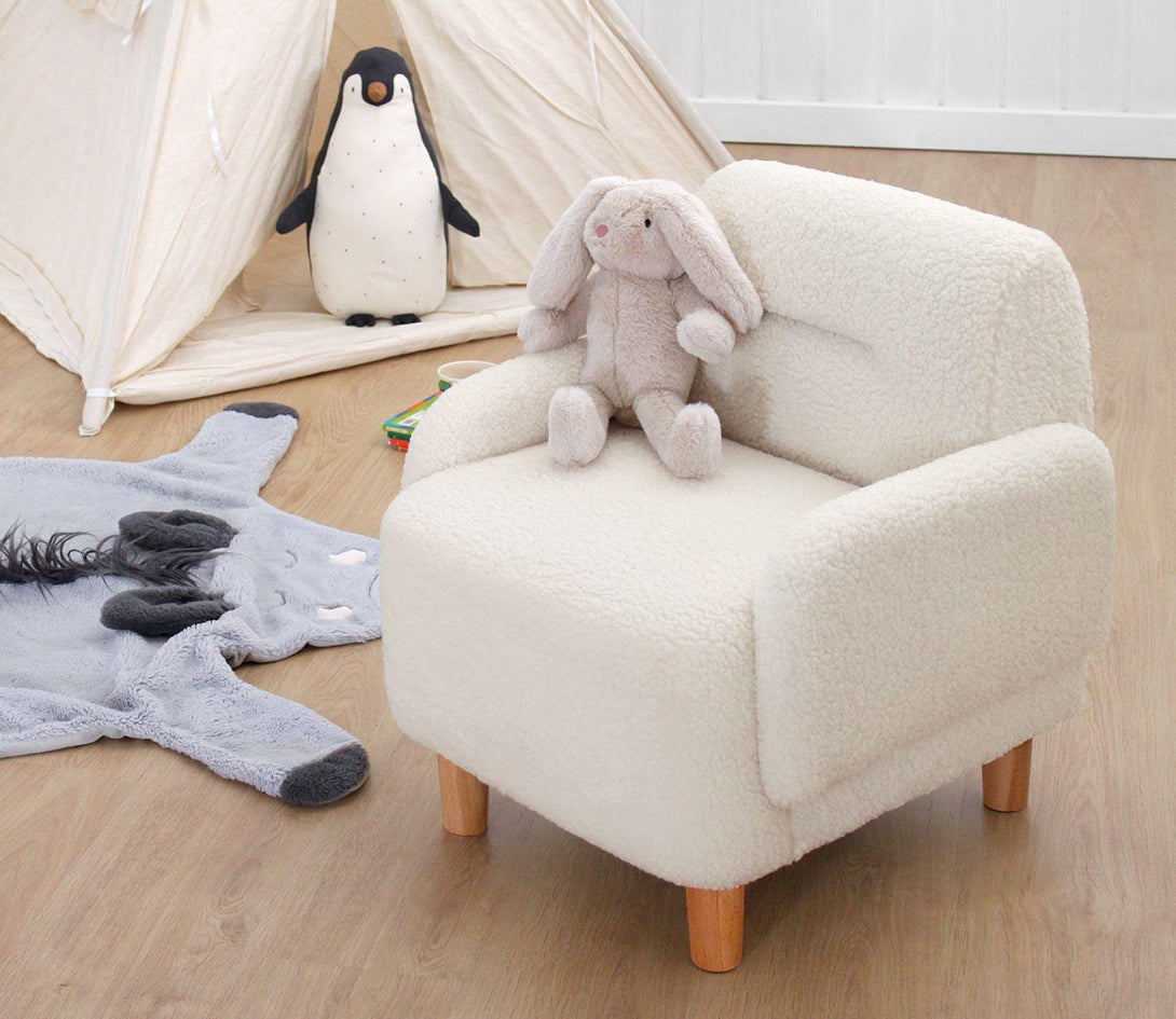 Gyerek ülőke Cobie Teddy - White-VASBÚTOR