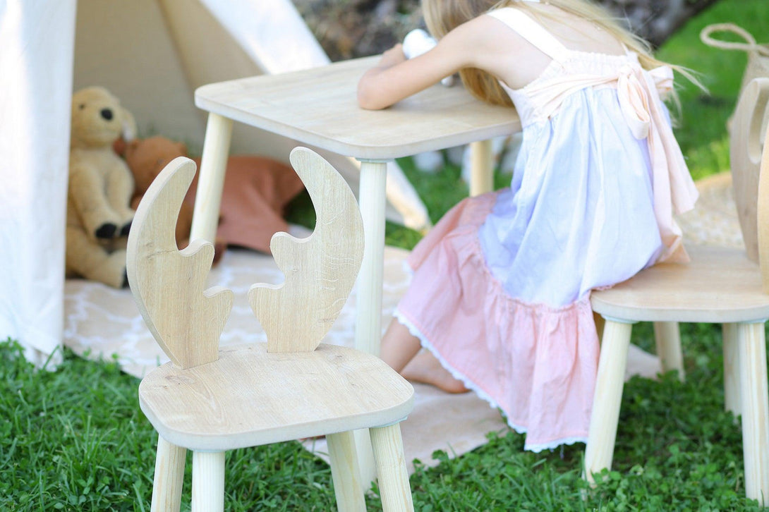 Gyerekszék Deer Chair - Brown-VASBÚTOR