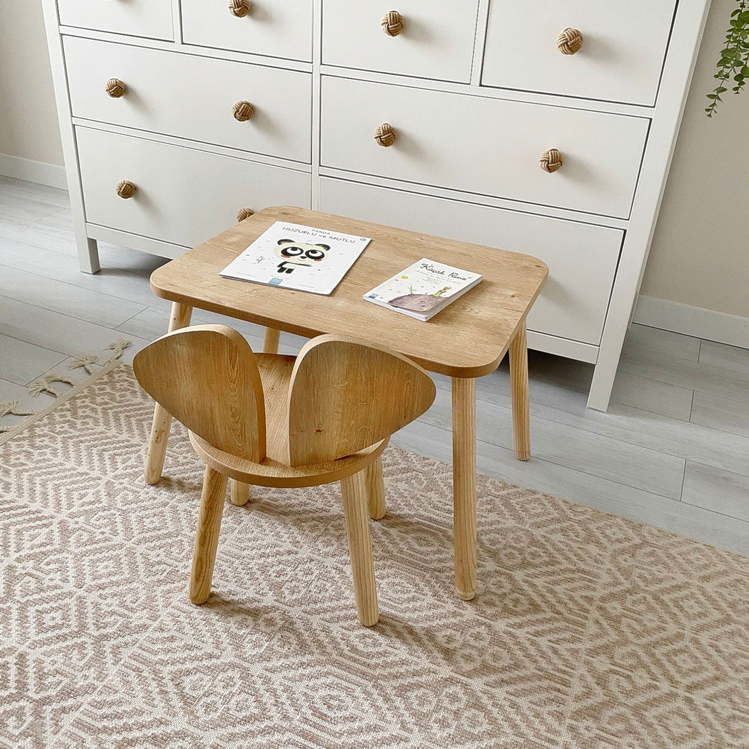 Gyerekszék Mickey Chair - Brown-VASBÚTOR