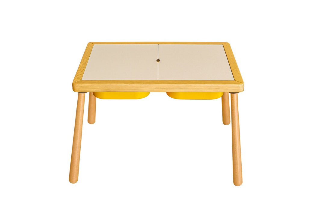 Gyermekasztal Mini Table - Yellow-VASBÚTOR
