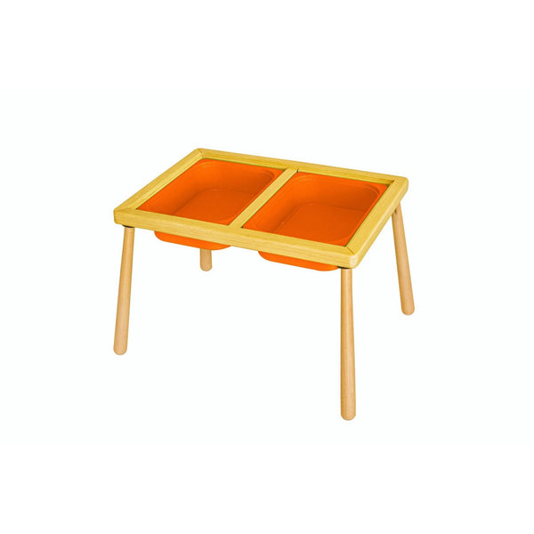 Gyermekasztal Table - Orange-VASBÚTOR
