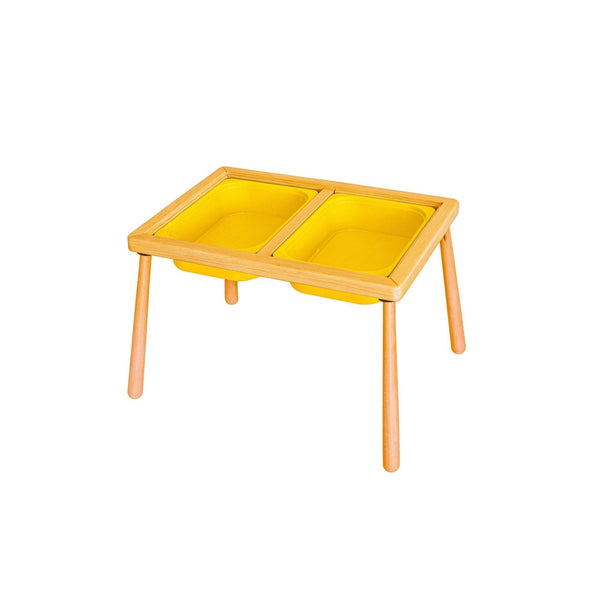 Gyermekasztal Table - Yellow-VASBÚTOR