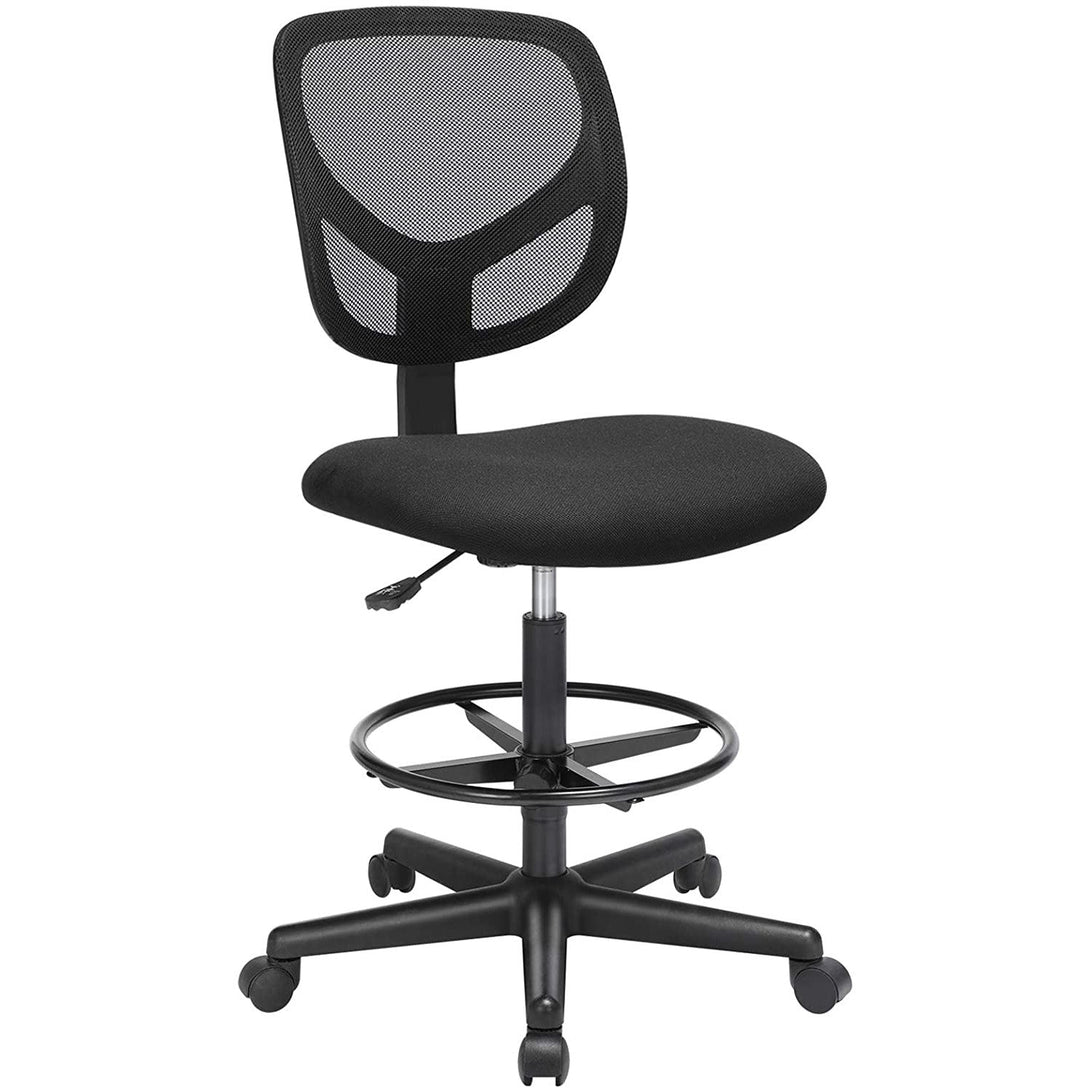 Hálós Irodai szék, forgó szék ülésmagasság 55-75 cm, Fekete-VASBÚTOR