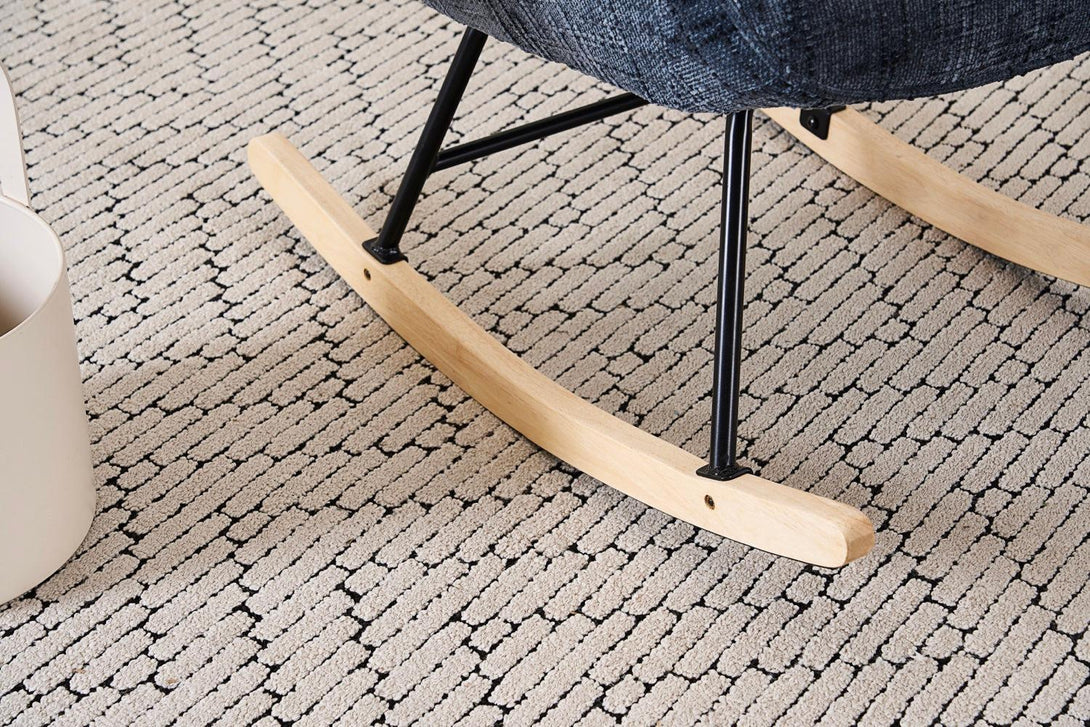 Hintaszék, relaxációs szék kordbársony kárpitozással, sötét szürke-VASBÚTOR