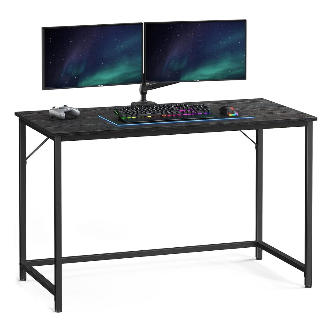 Íróasztal 120x60 cm, fekete-VASBÚTOR
