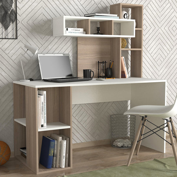 Íróasztal Coral - White, Cordoba-VASBÚTOR