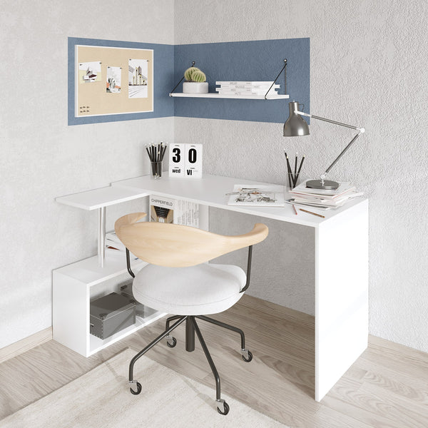 Íróasztal Gelincik - White-VASBÚTOR