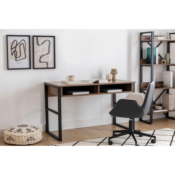 Íróasztal Nove - Walnut-VASBÚTOR