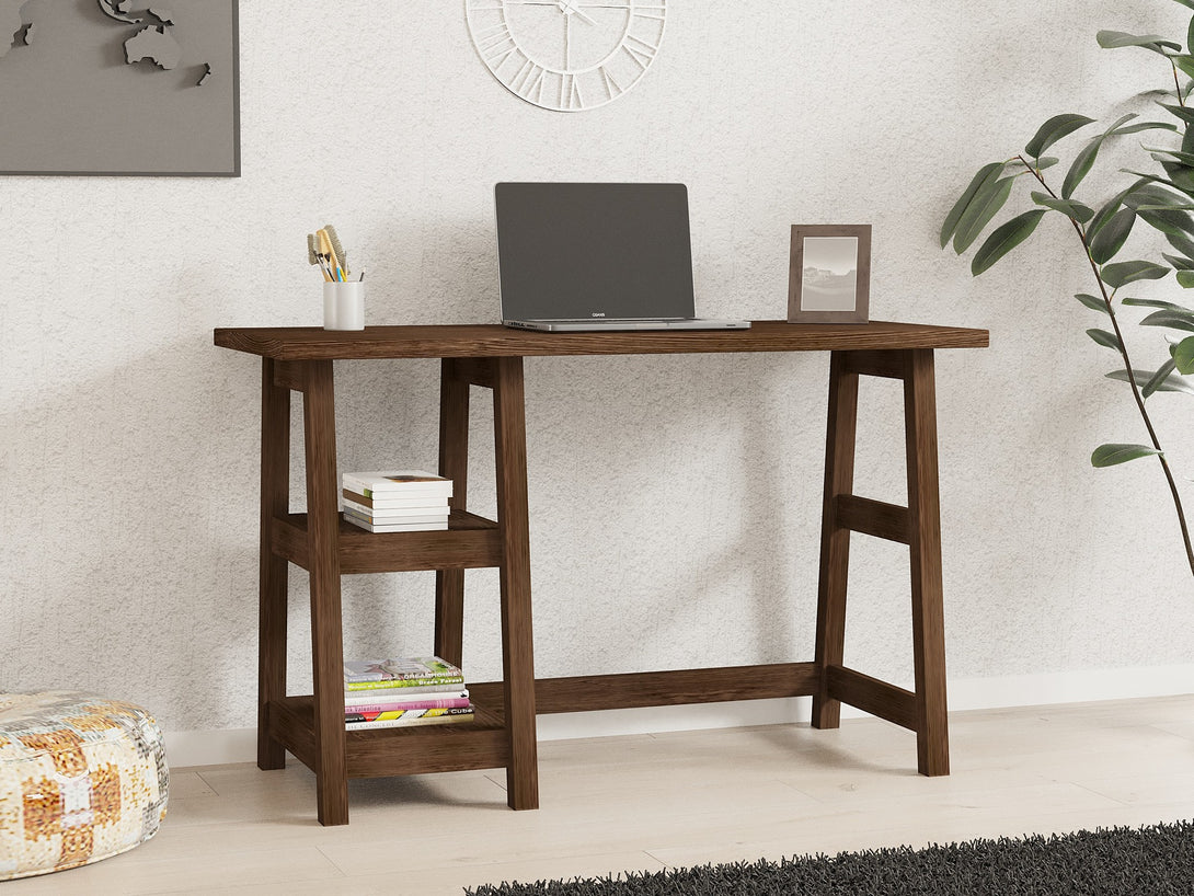 Íróasztal Perla - Walnut-VASBÚTOR